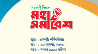 Primary school teachers' mass rally in Dhaka on Aug 30